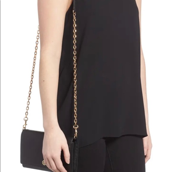 Tory Burch leather wallet on a chain - Picture 2 of 7